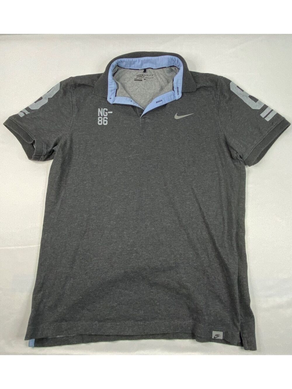 Nike Golf Dri-FIT Gray Short Sleeve Polo Shirt